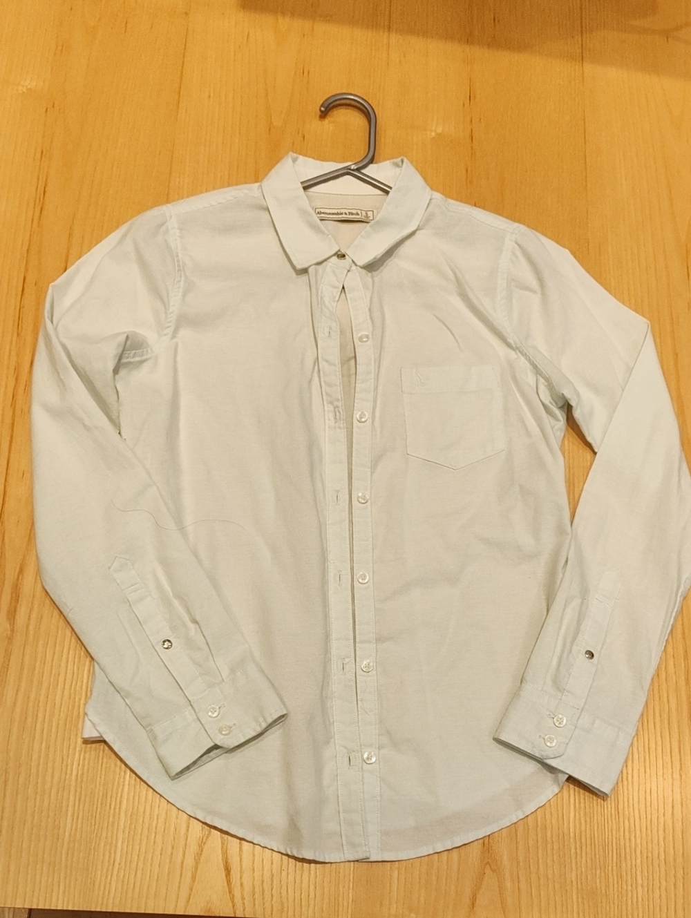 White Sky Blue Button Down Shirt